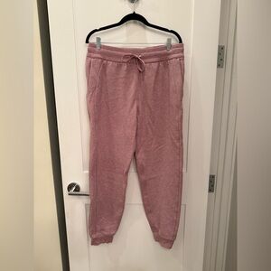 Lululemon dusty pink sweatpants size 12